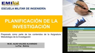 Investigación y Planificación