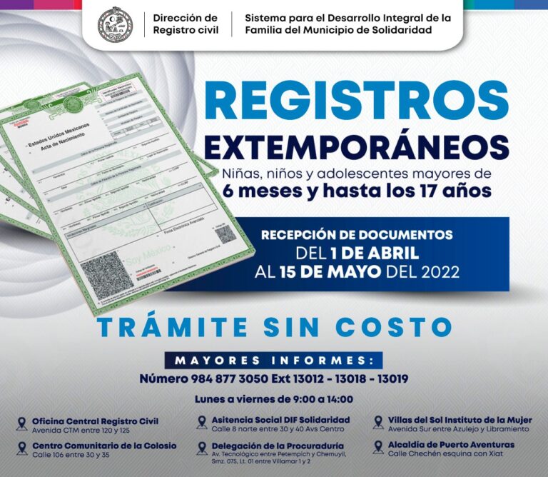 Registro Extemporáneo de Nacimiento en Colombia